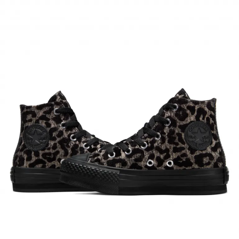 Converse Chuck Taylor All Star EVA Lift Platform Leopard