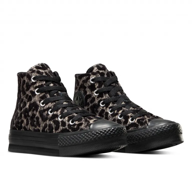 Converse Chuck Taylor All Star EVA Lift Platform Leopard